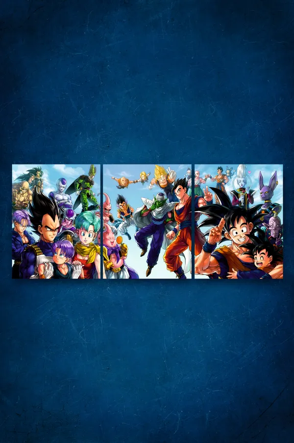 Multicolor_Acrylic_Dragon_Ball_Z_All_Characters_Poster_For_Home_Decor
